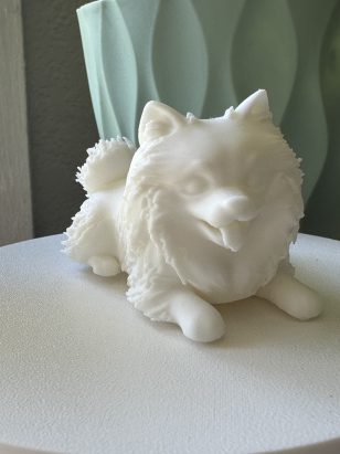 Pomeranian Spitz Figurine | Cute Dog Mini Statue | 3D Printed Puppy Decor | Gift for Dog Lovers